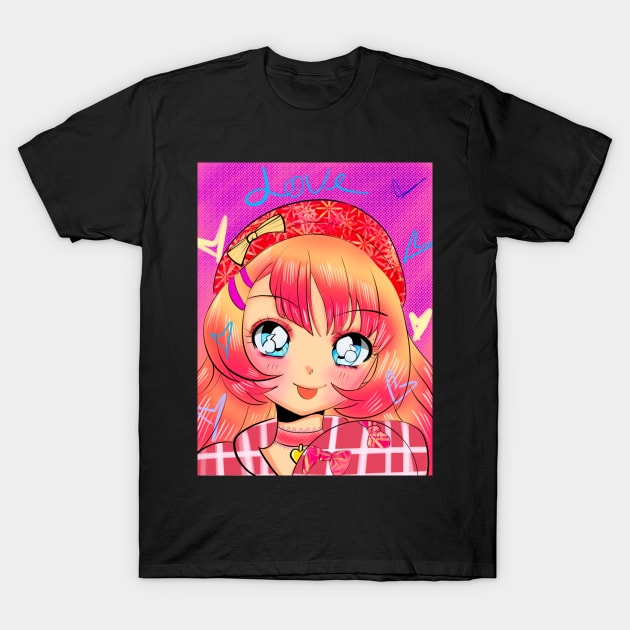 Peachy 1 T-Shirt by Minkimink12321